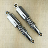 Amortisseurs arrière chromés : Suzuki GT380 GT 380 (1972-1979) - Carénage de 100 mm