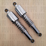 Amortisseurs arrière chromés : Suzuki GT125 (1974-1979) - 305 mm