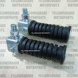 Universel 12mm Moto Arrière Pillion Repose-pieds Repose-pieds Repose-pieds Repose-pieds M12