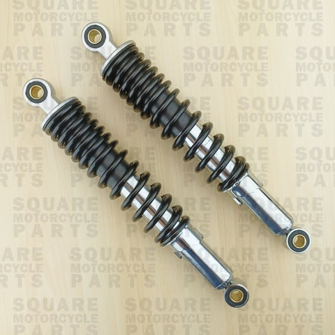 Amortisseurs arrière noirs : Suzuki TS50 TS 50 (1980-1983) - Usage intensif