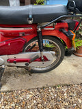 Amortisseurs arrière chromés Honda C90 C 90 (1984-1986)