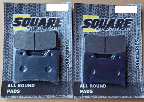 Jeu de plaquettes de frein avant Yamaha TDM850 TDM 850 (1996-2001)