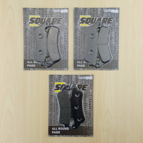 Jeu de plaquettes de frein avant et arrière : Honda NT700 NT 700 (2006-2013)
