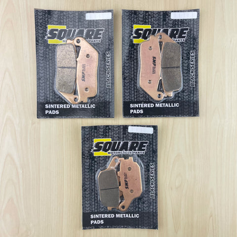 Jeu de plaquettes de frein avant et arrière en métal fritté : Honda CBR600 CBR 600 (1995-1998)