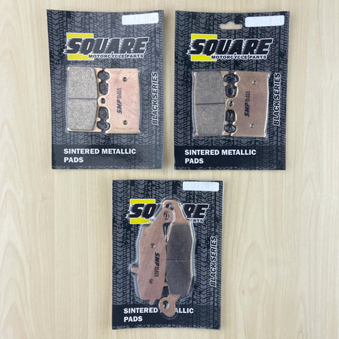 Jeu de plaquettes de frein avant et arrière en métal fritté : Kawasaki VN2000 VN 2000 (2004-2010)