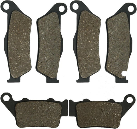 Jeu de plaquettes de frein avant et arrière : Yamaha XT660 XT 660 (2008-2013)