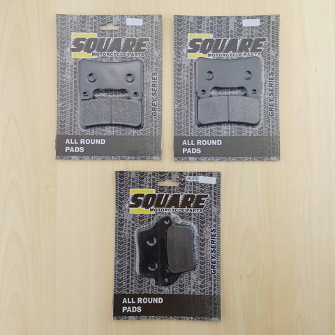 Jeu de plaquettes de frein avant et arrière Honda CBR600 CBR 600 (2007-2017)
