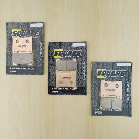 Jeu de plaquettes de frein avant et arrière en métal fritté : Yamaha FZX750 FZX 750 (1986-1989)