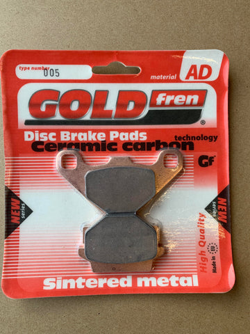 Plaquettes de frein avant Goldfren AD : Suzuki ZR50 ZR 50 (1981-1987)