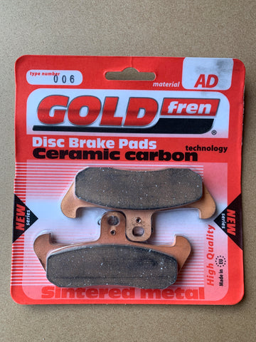 Plaquettes de frein avant Goldfren AD : Yamaha TDR125 TDR 125 (1991-1992)