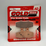 Plaquettes de frein Goldfren AD : AD010 ≈ FA113 / FA256 / VD152 / FDB438 / SBS108
