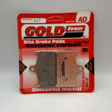 Plaquettes de frein Goldfren AD : AD017 ≈ FA145 / VD343 / FDB557 / SBS624