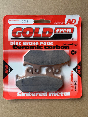 Plaquettes de frein avant Goldfren AD : Honda CD250 CD 250 (1988-1989)
