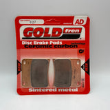 Plaquettes de frein Goldfren AD : AD027 ≈ FA146 / VD345 / FDB569 / SBS620