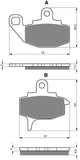 Plaquettes de frein avant Goldfren AD : Kawasaki KX125 KX 125 (1987-1988)