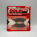 Plaquettes de frein Goldfren AD : AD041 ≈ FA185 / FA389 / VD161 / FDB892 / SBS694