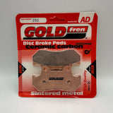 Plaquettes de frein Goldfren AD : AD050 ≈ FA069 / VD123 / FDB244 / SBS542