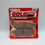 Plaquettes de frein Goldfren AD : AD055 ≈ FA189 / VD164 / FDB2002 / SBS685