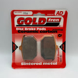 Plaquettes de frein Goldfren AD : AD058 ≈ FA078 / VD918 / FDB335/R / SBS549