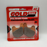Plaquettes de frein Goldfren AD : AD059 ≈ FA071 / VD908 / FDB333 / SBS537