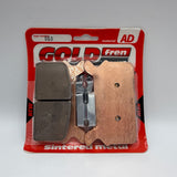 Plaquettes de frein Goldfren AD : AD063 ≈ FA138 / FA201 / VD922 / FDB485 / SBS668