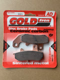 Plaquettes de frein arrière Goldfren AD : Suzuki RG125 RG 125 (1992-1994)