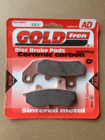 Plaquettes de frein arrière Goldfren AD : Suzuki RG125 RG 125 (1992-1994)