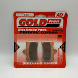 Plaquettes de frein Goldfren AD : AD066 ≈ FA156 / VD943 / FDB886 / SBS672