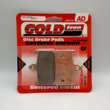 Plaquettes de frein Goldfren AD : AD069 ≈ FA187 / FA144 / VD154 / FDB858