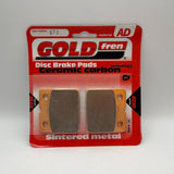 Plaquettes de frein Goldfren AD : AD072 ≈ FA171 / VD933 / FDB736 / SBS640