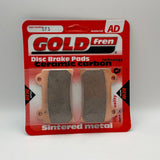 Plaquettes de frein Goldfren AD : AD073 ≈ FA123 / VD242 / FDB662 / SBS590