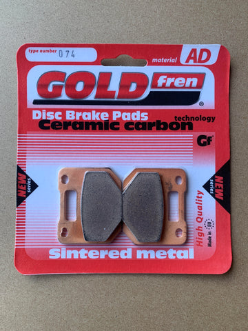 Plaquettes de frein avant Goldfren AD : Suzuki RG125 RG 125 (1985-1988)