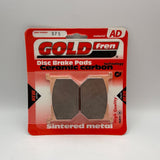 Plaquettes de frein Goldfren AD : AD075 ≈ FA051 / VD322 / VD323 / FDB218 / SBS532