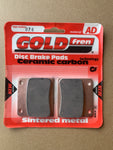 Plaquettes de frein arrière Goldfren AD : Suzuki XN85 XN 85 (1983)