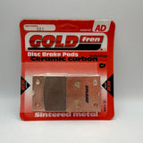 Plaquettes de frein Goldfren AD : AD081 ≈ FA018 / FA019 / VD907 / FDB108 / SBS506
