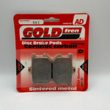 Plaquettes de frein Goldfren AD : AD082 ≈ FA034 / VD205 / VD212 / SBS507