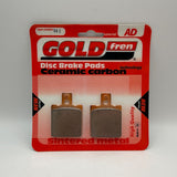 Plaquettes de frein Goldfren AD : AD083 ≈ FA047/2 / FA047/3 / VD911/2 / SBS583