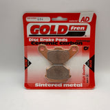Plaquettes de frein Goldfren AD : AD084 ≈ FA067/3 / VD425 / FDB314 / SBS586