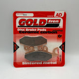 Plaquettes de frein Goldfren AD : AD088 ≈ FA165/2 / FA215/2 / / SBS633