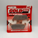 Plaquettes de frein Goldfren AD : AD089 ≈ FA163 / VD927 / FDB529 / SBS641