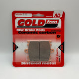 Plaquettes de frein Goldfren AD : AD090 ≈ FA180 / VD433 / FDB741 / SBS666