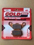 Plaquettes de frein avant Goldfren AD : Suzuki LT230 LT 230 (1987-1993)