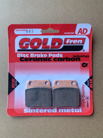 Plaquettes de frein arrière Goldfren AD : Suzuki LT-R450 LT-R 450 (2006-2011)
