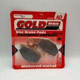 Plaquettes de frein Goldfren AD : AD093 ≈ FA192 / VD434 / FDB2012/R / SBS687