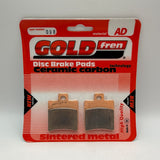Plaquettes de frein Goldfren AD : AD098 ≈ FA193 / VD948 / FDB680 / SBS697