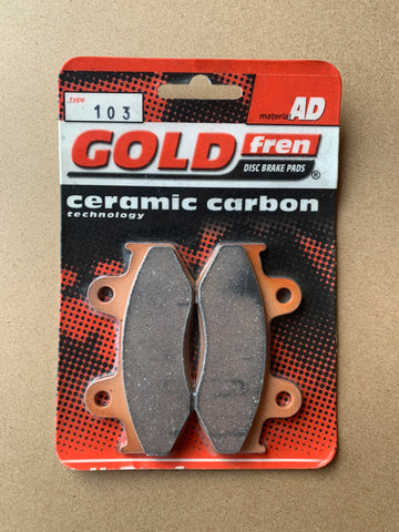 Plaquettes de frein arrière Goldfren AD : Yamaha YFZ450 YFZ 450 (2006-2011)