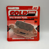 Plaquettes de frein Goldfren AD : AD104 ≈ FA229 / FA237 / VD352 / FDB2048 / SBS705