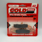 Plaquettes de frein Goldfren AD : AD108 ≈ FA258 / FA349 / VD438 / FDB2080 / SBS726