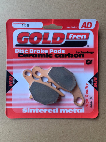 Plaquettes de frein avant Goldfren AD : Suzuki RM80 RM 80 (1996-2004)