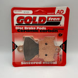 Plaquettes de frein Goldfren AD : AD113 ≈ FA081 / VD235 / FDB331 / SBS550